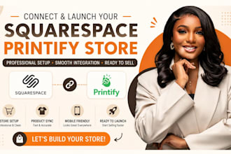 set up squarespace printify store and connect products