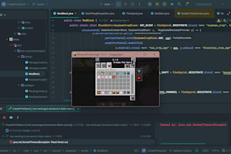 code a custom minecraft mod in java for forge or fabric