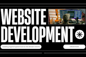 business web site, modern website, landing page re design