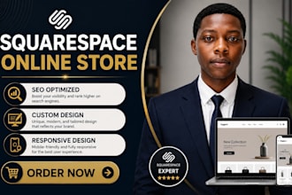 design, redesign, build squarespace