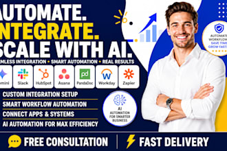 gemini slack hubspot asana pandadoc workday zapier integration ai automation