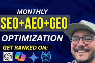 provide ai seo, llm optimization, aeo, and generative engine optimization