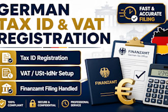 register your german tax id and vat number fast