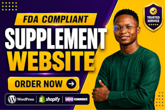 build fda compliant supplement website, private label, supliful, peptide website