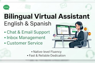 be your bilingual virtual assistant for chat and email