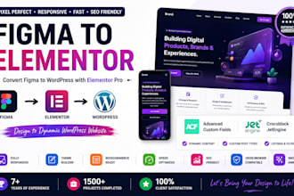 convert figma to elementor, figma to wordpress, copy any website