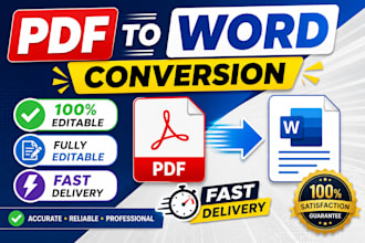 convert PDF to word