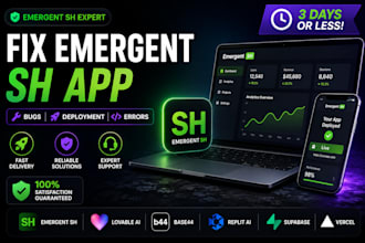 fix emergent sh emergent sh app deploy emergent sh app expert emergent developer