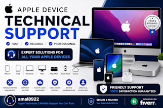provide apple device technical support