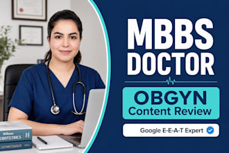 medically review and edit your content as a licenced doctor