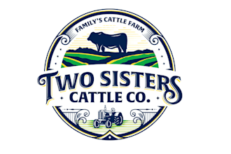 design rustic cattle company small town logo