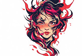 create a unique custom tattoo design from your concept