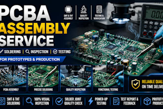provide reliable pcba prototype assembly, quality inspectio and solder component