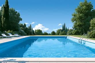 do draft swimming pool for construction and permit