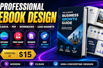 design professional e books pdfs and canva workbooks