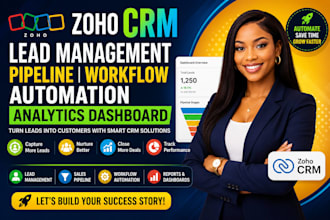 zoho CRM lead management pipeline workflow automation analytics dashboard