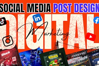 do custom social media post design using canva
