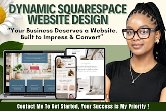 build squarespace website design or squarespace website redesign squarespace