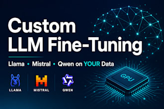 fine tune llama mistral or qwen on your data with lora
