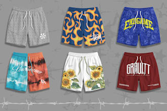 design custom unique shorts and pants for your brand