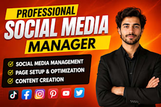 be your social media manager, content creator for facebook instragram marketing