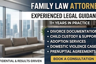 be your family law attorney and paralegal