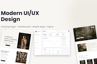design clean and modern UI UX in figma