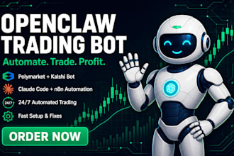 setup fix openclaw trading bot polymarket bot kalshi bot claude code crypto bot