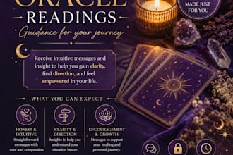 provide an intuitive tarot, oracle, and psychic reading
