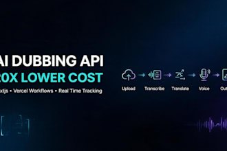 build your ai dubbing API in nextjs 20x cheaper than elevenlabs