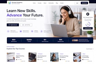 design gohighlevel course website membership client portal and portfolio website