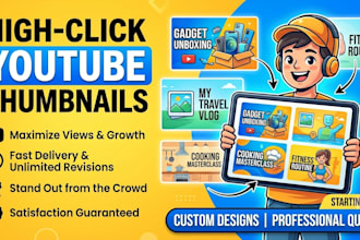design viral youtube thumbnails