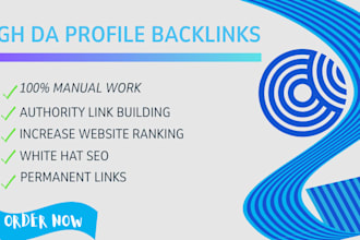 do high da profile backlinks and link building for website ranking