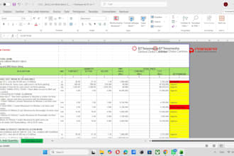 calculate volume and create a boq for your projects