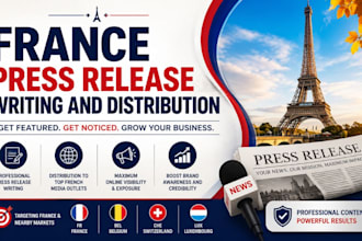 write and distribute your france spain eu press release to top media outlet