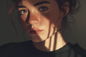 paint realistic or cartoon digital portraits