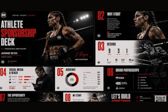 design athletic sponsorship proposal event sponsorship deck sports pitch deck