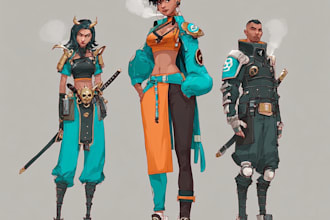 draw fantasy, dnd,concept art,design,and illustration, no ai