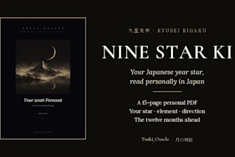 write your personal japanese nine star ki astrology reading