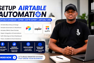 airtable automation expert interface setup airtable database softr webapp