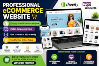 custom ecommerce website design