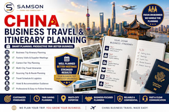 plan your china business trip itinerary, factory visits, and meetings