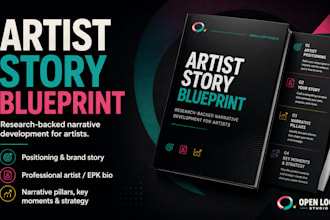 research and develop your artist story and music bio