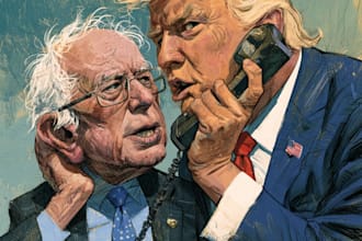 stunning digital political cartoon for political cartoon
