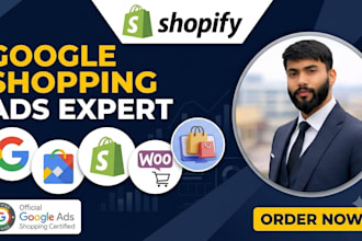 set up and manage google shopping ads campaigns