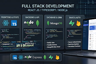 develop a custom fullstack web application
