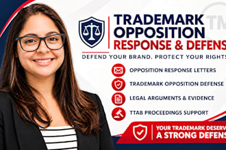 draft an opposition response letter for your trademark opposition