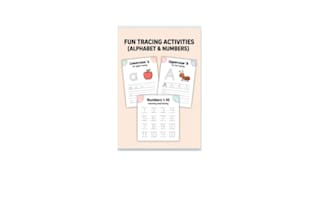 design kids learning worksheets, tracing workbooks, and flashcards