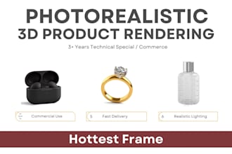 photorealistic 3d product rendering