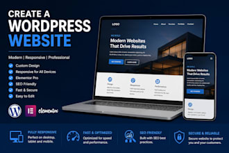 create a wordpress website